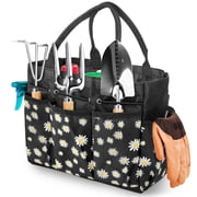 Garden Tool Bag, Gardening Tote Bag with 9 Pockets, Heavy Duty Gardening Tool Kit Holder