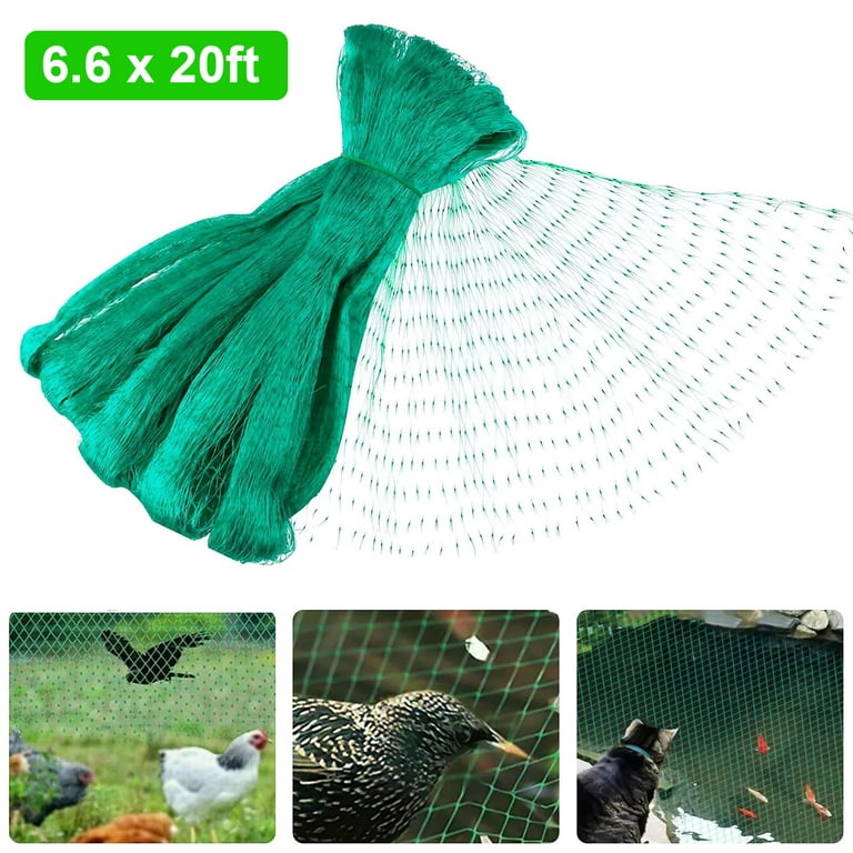 TSV Garden Trellis Netting, 6.6' x 20' Bird Netting, Pest Barrier