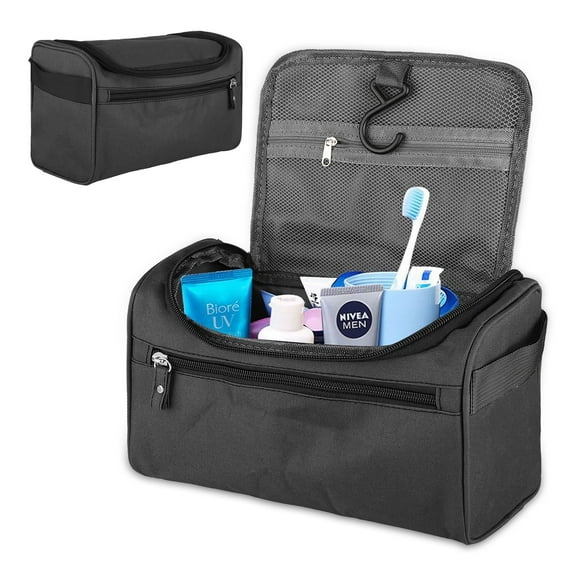 TSV Hanging Toiletry Bag, Waterproof Cosmetics Bag, Bathroom Dopp Kit, Shaving Bag for Men