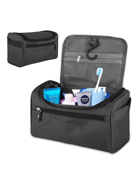 Hanging Toiletry Bag, Waterproof Cosmetics Bag, Bathroom Dopp Kit, Shaving Bag for Men