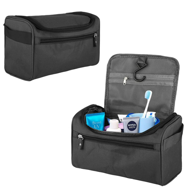Travel Toiletry Bag with Hanging Hook Shower Organizer Dopp Kit