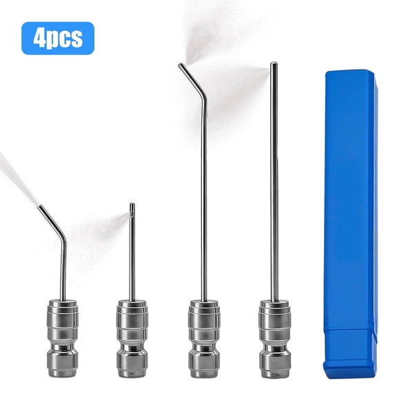 TSV High Pressure Washer Nozzle Kit for Washing, Stainless Steel Flush Wand Extension Spray Tips with 1/4" Quick Connect, for Washing Machine, Car, Ac Coil, Water Heater, Appliance Cleaning