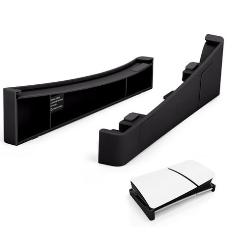 TSV Horizontal Stand Fit for PS5 Slim Disc & Digital Editions Console, Desktop Display Storage Base Stand Fit for Playstation 5 Slim Console