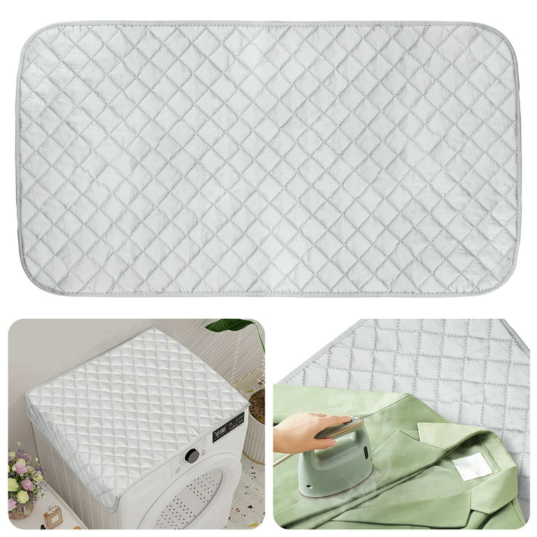 Cute Mouse Ironing Mat for Table Top Portable Ironing Board Cover Pad  Blanket for Travel Washer Dryer Countertop