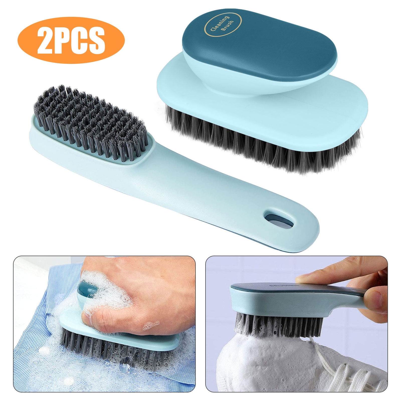 3 PCS Shoes Brush Kit, Laundry Brush Set, Cleaning Brushes, Long