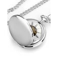 thumbnail image 1 of TSV Men's Mechanical Retro Pocket Watch, Classic Mechanical Movement Pocket Watch with Chain, 1 of 7