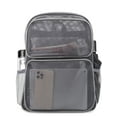 thumbnail image 1 of TSV Mesh Backpack with Pockets, See Through Daypack with Padded Straps for Adults, Grey, 1 of 7