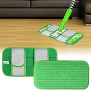 TSV Microfiber Mop Pads Compatible with SwifferSweeper Mops, Reusable and Washable Replacement Floor Mop Pad Refills for Multi Surfaces Wet & Dry Household Cleaning