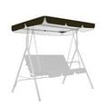 thumbnail image 1 of TSV Outdoor Swing Canopy Replacement Top, Waterproof Patio Swing Canopy Replacement Cover, Anti-UV Garden Hammock Top Cover, 1 of 6