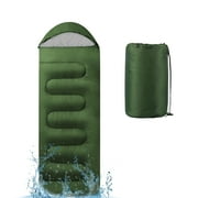 TSV OutdoorCamping Sleeping Bag, Waterproof Lightweight Adult Camping Sleeping Bag Fit for Spring Summer Autumn, Green