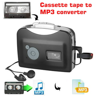 Wendry Convertisseur MP3 De Cassettes,Lecteur Cassette,Cassette Audio à MP3  Convertisseur,Plug and Play,Convertir Cassettes de Bande Walkman au Format