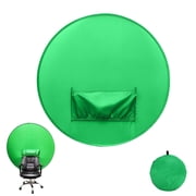 TSV 43 in Portable Green Screen Backdrop, Foldable Photography Background for Chair, Chroma Key Backdrop for Video Studio, Live Streaming