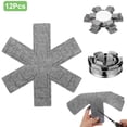 thumbnail image 1 of TSV Pot and Pan Protectors, Set of 12 and 3 Different Sizes, Pot Separator for Stacking, Cookware Dividers Pads, Stacking Pan Protectors, Pot Separators Pads to Avoid Scratching, Gray, 1 of 7