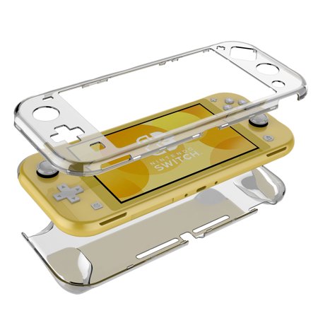 TSV Protective Cover Case Fit for Nintendo Switch Lite 2019, Ultra Slim Clear Hard PC Shell, Shockproof Anti-Scratch Non-Slip