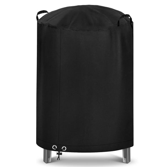 TSV Round Smoker Cover, Outdoor BBQ Grill Cover, Heavy Duty Waterproof Barbecue Cover Fit for Char-Broil Weber George Foreman Brinkmann