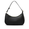 thumbnail image 1 of TSV Shoulder Bag for Women, Small Leather Handbag with Zipper Closure, Black, 1 of 7