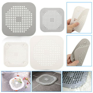 longfite drain cover strainer hair catcher and stopper 2 pack with strong  suction for bathroom shower