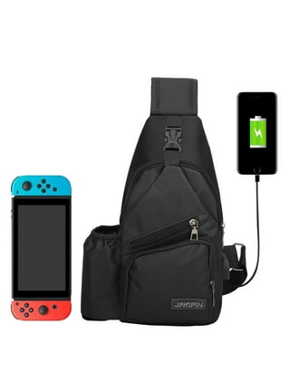  FANDARE Anti-theft Sling Bag Business Men Bag Chest Crossbody  bags with USB Charging Port Waterproof Small Backpack for Outdoor Work  Hiking Running Sport Travel Bag Black : Sports & Outdoors