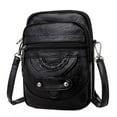 thumbnail image 1 of TSV Small Crossbody Cell Phone Bag, PU Leather Purse for Women Men with Adjustable Strap, 1 of 8