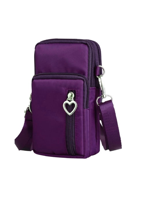 women small crossbody bag waterproof nylon mini cell phone purse wristlet pouch main image 0