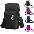 thumbnail image 1 of TSV Small Crossbody Cell Phone Purse for Women, Nylon Waterproof Shoulder Bag with Credit Card Slots, Adjustable Strap, 1 of 8