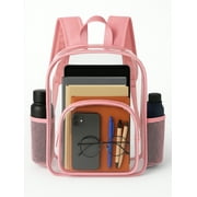 TSV Stadium Approved Clear Backpack, Waterproof PVC School Bag with Adjustable Strap for Concert