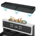 thumbnail image 1 of TSV Stove Top Shelf, Magnetic Silicone Spice Rack with Partition, 15.1 x 3.5", Black, 1 of 6