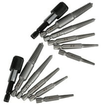 TSV Stripped Screw Extractor Set, Damaged Spiral Flute Bolt Removers with Quick Change Bit Holders, Hex Shank