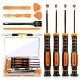 thumbnail image 1 of TSV T6 T8 T10 Torx Security Screwdriver Set with Cross 1.5 Magnetic Screwdriver Repair Tool Kit Suitable for Xbox One Xbox 360, PS3/PS4/PS5, Nintendo Switch, Laptop, Macbook, iPhone, Watch, Glasses, 1 of 7