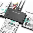 thumbnail image 1 of TSV USB IDE Adapter USB 3.0 to SATA IDE Hard Drive Converter Combo for 2.5"/3.5" DE SATA SSD Hard Drives Disks with 12V 2A Power Adapter and USB 3.0 Cable for Laptops, 1 of 7