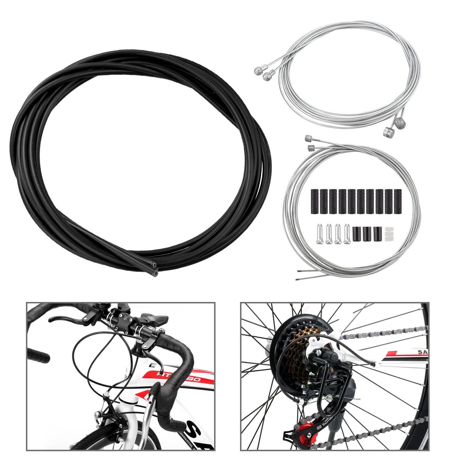 Road Bike Bicycle Front Brake Cable Brake Cable Deapher Bike Set