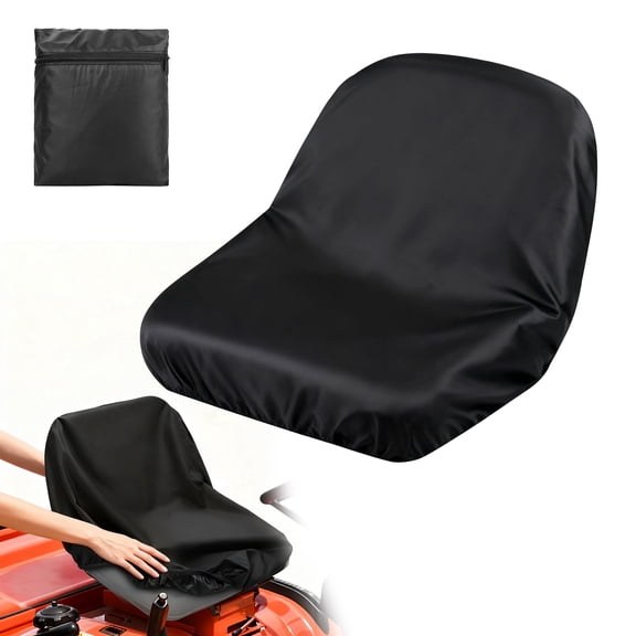 TSV Waterproof Riding Lawn Mower Seat Cover, Heavy-Duty Universal Tractor Outdoor Seat Cover Fits for Kubota, Cub Cadet, Mahindra, Husqvarna