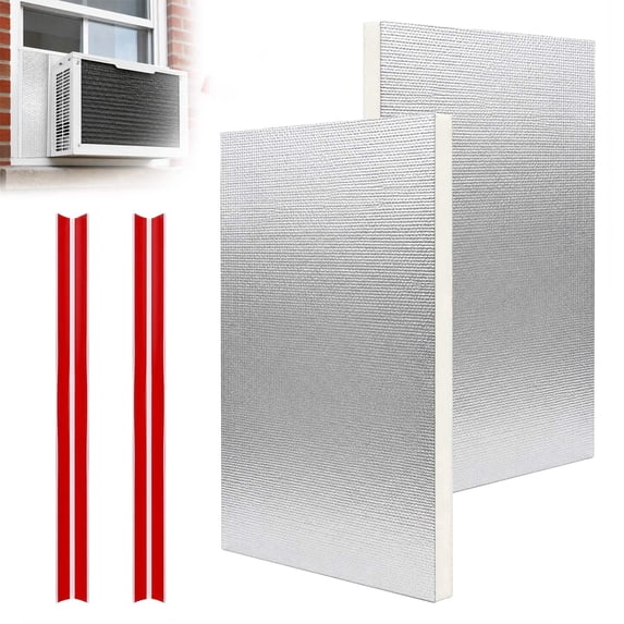 Side Panel In Store TSV Window AC Side Panels, Full Surround Insulated Foam Seal for Air ...