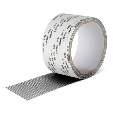 TSV Window Screen Patch Repair Kit Tape, Strong Adhesive & Waterproof Fiberglass Covering Wire Mesh Repair Patch Tool, for Window Screen and Screen Door Tears Holes Screen, 5*200cm/2*78.7in