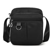 TSV Womens Crossbody Bag, Anti-thief Oxford Fabric Shoulder Bag, Waterproof Ladies Handbag with Multiple Pockets, Black