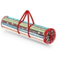 thumbnail image 1 of TSV Wrapping Paper Storage Bag, Xmas Gift Wrapping Paper Storage Container, Clear Wrapping Paper Holder Store up to 25 Rolls 40", 1 of 7