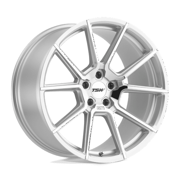 TSW Flow Formed Aluminum Rim TWCRN 21X10 5X112 SLV MIR FACE 41MM, 2110CRN415112S66