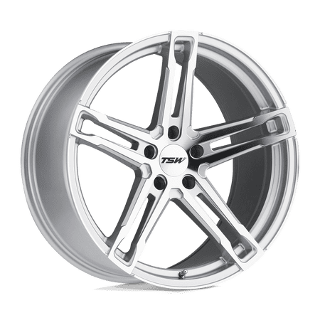TSW Flow Formed Aluminum Rim TWMEC 19X9.5 5X120 SLV MIR FACE 39MM, 1995MEC395120S76