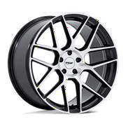 TSW Flow Formed Aluminum Wheel TW002 17x8 5x120 G-BLK-MCH 35mm, TW002BD17805235