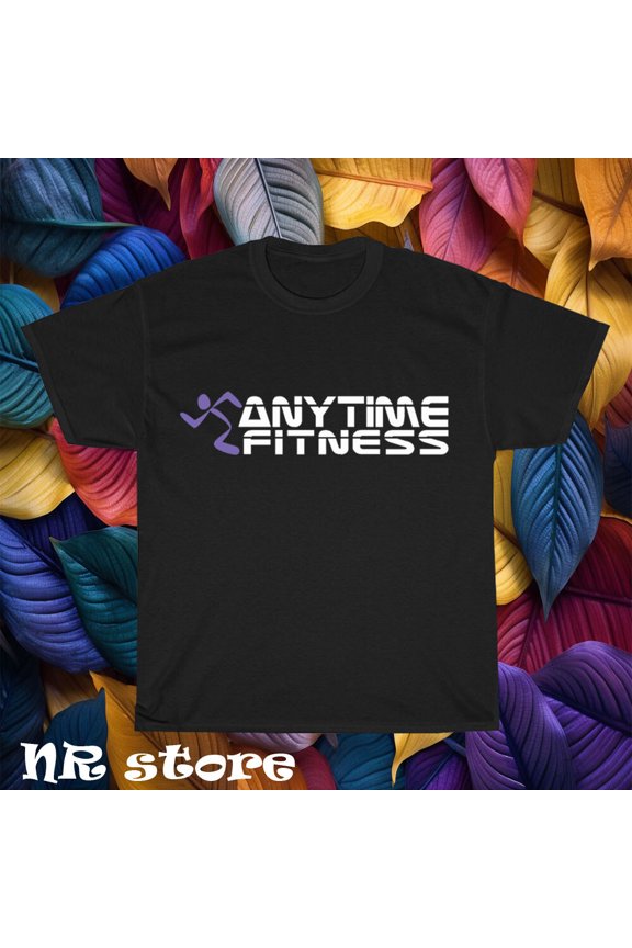 TShirt Anytime Fitness Logo T shirt Funny Size S to 5XL