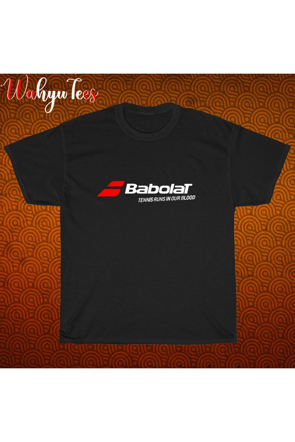 TShirt Shirt Babolat Logo Black/New/graphic T-Shirt Size S-3XL
