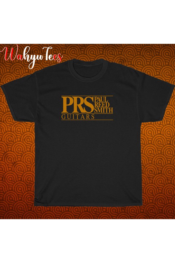 TShirt Shirt Prs Paul Reed Smith Guitars Logo Black/New/White T-Shirt Size S-3XL