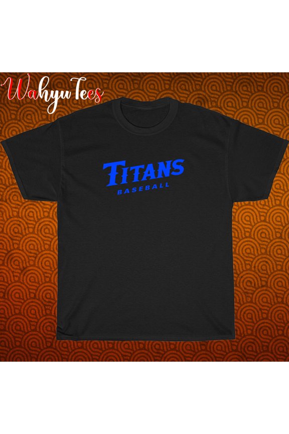 TShirt Shirt Titans baseball Logo Black/New/graphic T-Shirt Size S-3XL