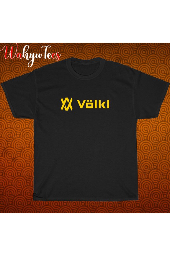 TShirt Shirt Volkl Logo Black/New/Grey T-Shirt Size S-3XL