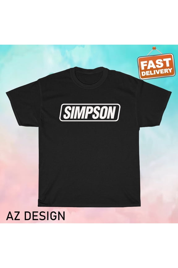 TShirt Simpson Racing Logo T-Shirt Funny Size S to 5XL