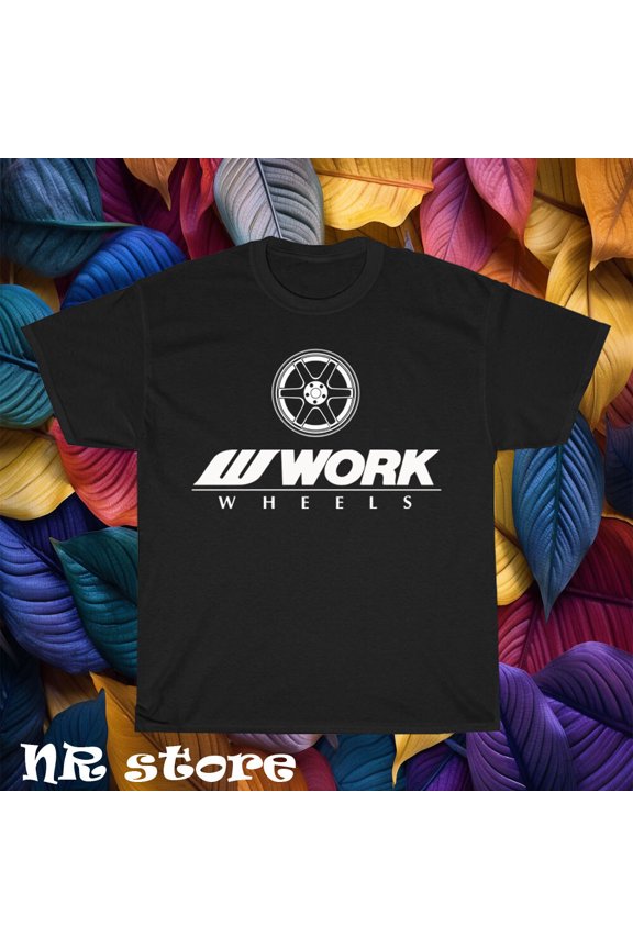 TShirt WORK Wheels Racing Logo T shirt Funny Size S to 5XL