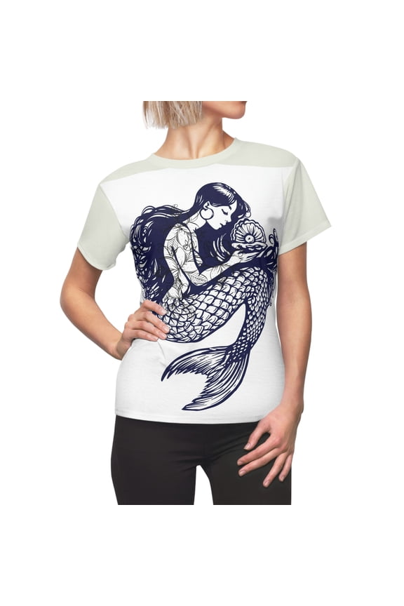 . Ali's Mermaid. Graphic T-Shirt. Women Regular Plus XS-2XL