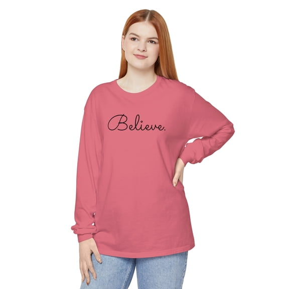 TSmartArt @ Walmart. Believe Achieve. Women's Long-Sleeve T-Shirt. Adults M-3XL