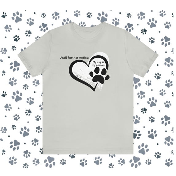 TSmartArt @ Walmart. Dog Person 100% Cotton Unisex T-Shirt. Regular & Plus