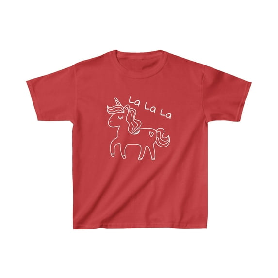 TSmartArt @ Walmart. La La La Unicorn. Little Girls Heavy Cotton™ T-Shirt.